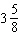 <strong>Which decimal is equivalent to ?</strong> A) 3.625 B) 3.58 C) 3.575 D) 3.375