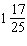 What is as a decimal?