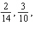 Which is the least common denominator of and ?