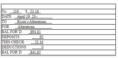 What is incorrect about the check stub below?