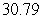 <strong>Determine the area of a triangle having the following measurements. Round your answer to two decimal places. </strong> A) sq. units B) sq. units C) sq. units D) sq. units E) sq. units
