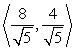 <strong>Find a unit vector in the direction of .</strong> A) B) C) D) E)