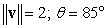 <strong>Find the magnitude and direction angle of .</strong> A) B) C) D) E)