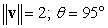 <strong>Find the magnitude and direction angle of .</strong> A) B) C) D) E)
