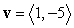 Given vectors and , determine the quantity indicated below.