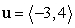 Given vectors and , determine the quantity indicated below.