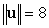 <strong>Use the dot product to find the magnitude of u if .</strong> A) B) C) D) E)