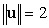 <strong>Use the dot product to find the magnitude of u if .</strong> A) B) C) D) E)