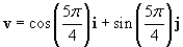 Find the angle between the vectors u and v.