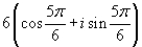 <strong>Write the complex number shown below in trigonometric form. </strong> A) B) C) D) E)