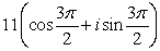 <strong>Find the trigonometric form of the complex number shown below. </strong> A) B) C) D) E)