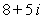 Find the trigonometric form of the complex number shown below.