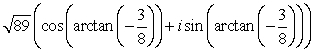 <strong>Find the trigonometric form of the complex number shown below. </strong> A) B) C) D) E)