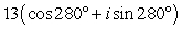 <strong>Perform the operation shown below and leave the result in trigonometric form. </strong> A) B) C) D) E)