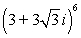 Use DeMoivre's Theorem to find the indicated power of the following complex number.