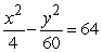 <strong>Find the standard form of the equation of the hyperbola with the given characteristics.vertices: (0, <font face=symbol></font>2) foci: (0, <font face=symbol></font>8)</strong> A) B) C) D) E)