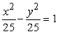 <strong>Find the standard form of the equation of the hyperbola with the given characteristics.foci: (<font face=symbol></font>5, 0) asymptotes: </strong> A) B) C) D) E)