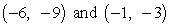 <strong>Which set of parametric equations represents the following line or conic?Use and .Line: passes through </strong> A) B) C) D) E)