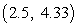 <strong>Convert the point from polar coordinates to rectangular coordinates. Round answer to three decimal places if necessary. </strong> A) B) C) D) E)