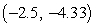 <strong>Convert the point from polar coordinates to rectangular coordinates. Round answer to three decimal places if necessary. </strong> A) B) C) D) E)