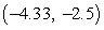 <strong>Convert the point from polar coordinates to rectangular coordinates. Round answer to three decimal places if necessary. </strong> A) B) C) D) E)