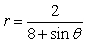 <strong>Test for symmetry with respect to <font face=symbol></font> = <font face=symbol></font>/2, the polar axis, and the pole. </strong> A)symmetric with respect to the pole B)symmetric with respect to the polar axis C)symmetric with respect to <font face=symbol></font> = <font face=symbol></font>/2 D)symmetric with respect to the pole and the polar axis E)symmetric with respect to the pole and <font face=symbol></font> = <font face=symbol></font>/2