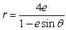 <strong>Write the polar equation of the conic for . Identify the conic. </strong> A)ellipse: B)ellipse: C)parabola: D)hyperbola: E)hyperbola: