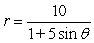 <strong>Find a polar equation of the conic with the given characteristics and with one focus at the pole.Conic Eccentricity DirectrixHyperbola </strong> A) B) C) D) E)