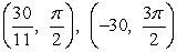 <strong>Find a polar equation of the conic with the given characteristics and with one focus at the pole.Conic VerticesHyperbola </strong> A) B) C) D) E)