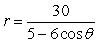 <strong>Find a polar equation of the conic with the given characteristics and with one focus at the pole.Conic VerticesHyperbola </strong> A) B) C) D) E)