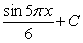 <strong>Find the indefinite integral of the following function. </strong> A) B) C) D) E)