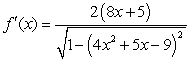 <strong>Find the derivative of the function .</strong> A) B) C) D) E)