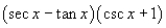 <strong>Use a graphing utility to determine which of the trigonometric functions is equal to the following expression. </strong> A) B) C) D) E)