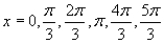 <strong>Find all solutions of the following equation in the interval . </strong> A) B) C) D) E)