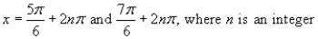<strong>Solve the multiple-angle equation. </strong> A) B) C) D) E)
