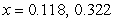 <strong>Use the Quadratic Formula to solve the given equation on the interval ; then use a graphing utility to approximate the angle x. Round answers to three decimal places. </strong> A) B) C) D) E)