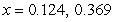<strong>Use the Quadratic Formula to solve the given equation on the interval ; then use a graphing utility to approximate the angle x. Round answers to three decimal places. </strong> A) B) C) D) E)