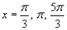 <strong>Use inverse functions where needed to find all solutions (if they exist) of the given equation on the interval . </strong> A) B) C) D) E)solution does not exist
