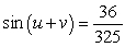 <strong>Find the exact value of given that and . (Both u and v are in Quadrant II.)</strong> A) B) C) D) E)