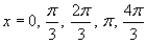 <strong>Find the exact solutions of the given equation in the interval . </strong> A) B) C) D) E)