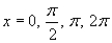<strong>Find all solutions of the given equation in the interval . </strong> A) B) C) D) E)