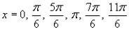 <strong>Find all solutions of the given equation in the interval . </strong> A) B) C) D) E)