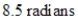 <strong>Estimate the angle to the nearest one-half radian. </strong> A) B) C) D) E)