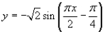 <strong>Use a graphing utility to graph the function below. Be sure to include at least two full periods. </strong> A) B) C) D) E)
