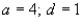 <strong>Find a and d for the function such that the graph of matches the graph below. </strong> A) B) C) D) E)