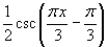 <strong>Use a graphing utility to graph the expression below, making sure to show at least two periods. </strong> A) B) C) D) E)