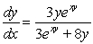 <strong>Use implicit differentiation to find . </strong> A) B) C) D) E)