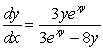 <strong>Use implicit differentiation to find . </strong> A) B) C) D) E)