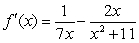 <strong>Find the derivative of the function .</strong> A) B) C) D) E)