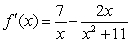 <strong>Find the derivative of the function .</strong> A) B) C) D) E)